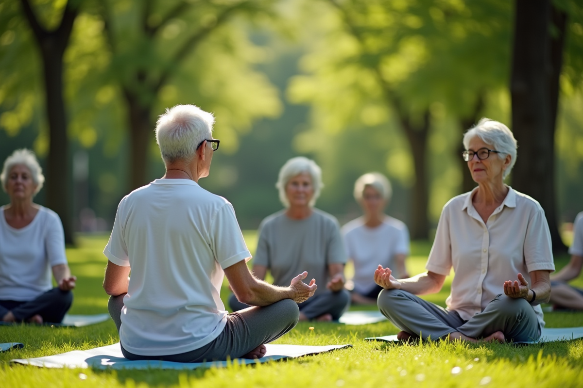 seniors méditation