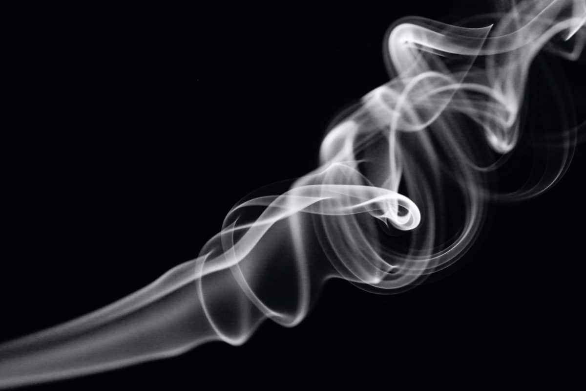 gray smoke digital wallpaper